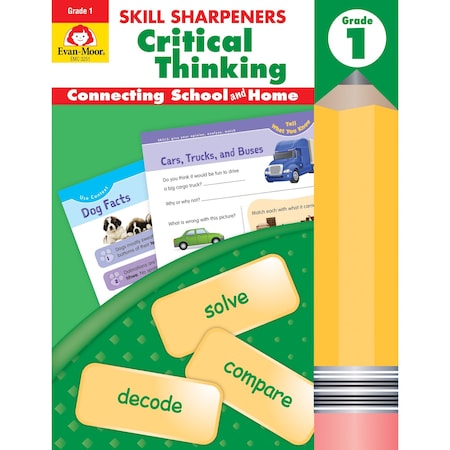 Evan-Moor Educational Publishers Skill Sharpeners Critical Thinking, Grade 1 3251